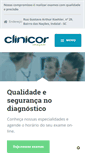 Mobile Screenshot of clinicor.com.br